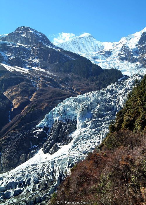 明永冰川圖片