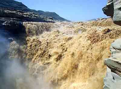 黃河壺口瀑布圖片