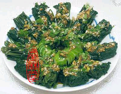 通菜和蓑衣黃瓜