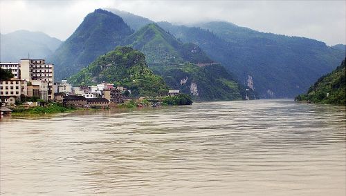 重慶酉水洪峰圖片