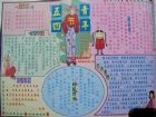 青年節手抄報：奮鬥書寫無悔青春
