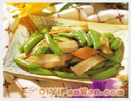 蜜豆魚片