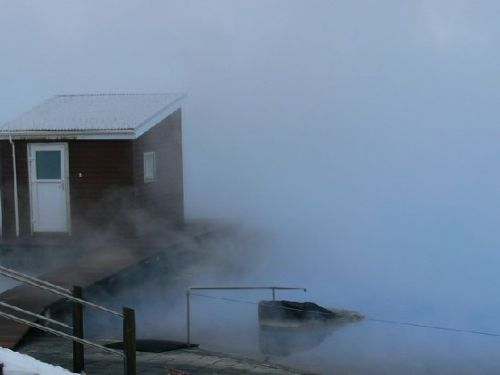 冰島泡溫泉圖片