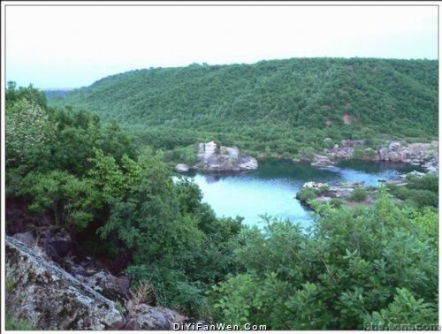 鏡泊湖風景圖片