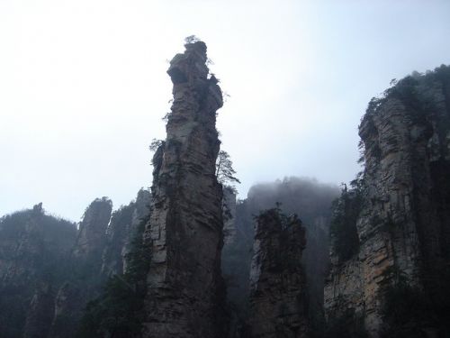 雨中張家界圖片