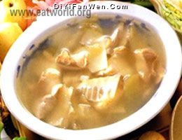 蒜味爽肚(圖)