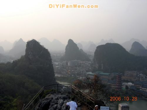 桂林疊彩山圖片