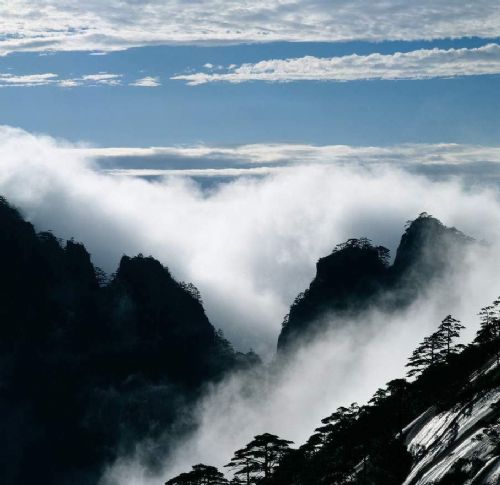 黃山雲霧圖片