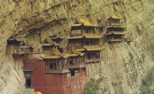 恆山懸空寺圖片