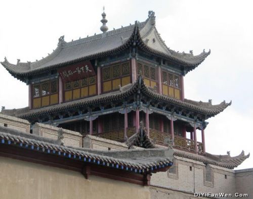 嘉峪關城樓圖片