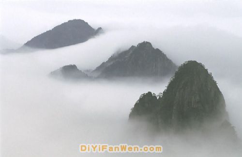 黃山雲霧圖片