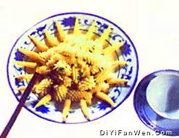 白炒目魚卷