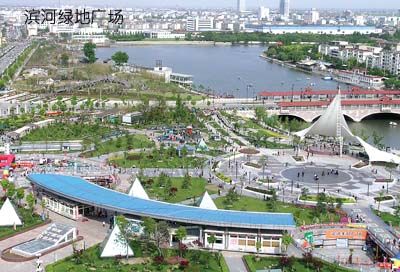 柳敬亭公園圖片