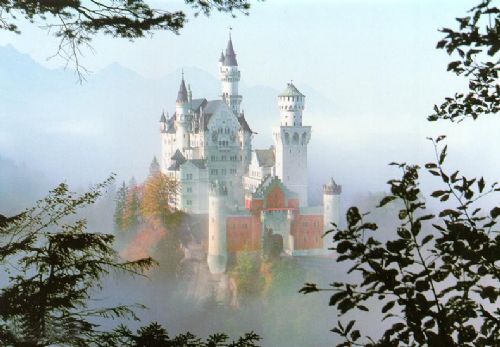 德國天鵝堡世上最像天堂的地方圖片