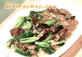 筍菇燒麵筋