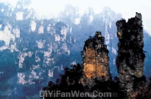 索溪峪自然保護區風景圖片