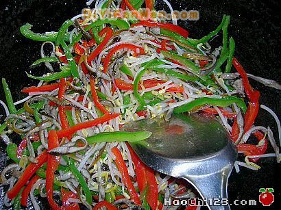綠豆芽炒鱔絲[多圖]