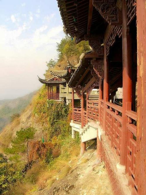 懸空寺圖片