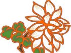 黑板報花邊：花兒