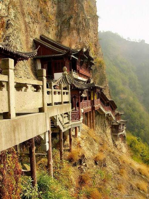 懸空寺圖片