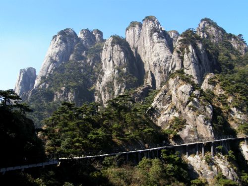 江西上饒三清山風景圖片