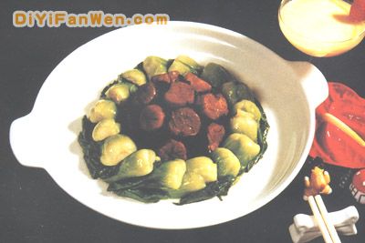 發財珧柱菜心卷
