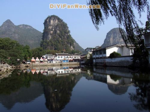 廣西陽朔街景圖片