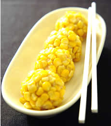 玉米鮮蝦丸