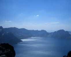長白山天池圖片