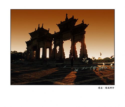 梅溪牌坊圖片