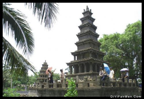 海南美榔雙塔圖片