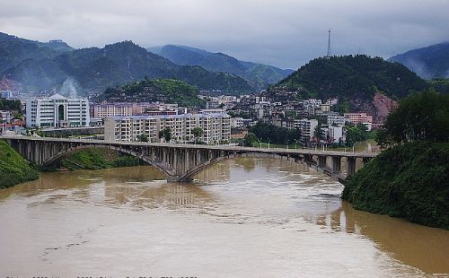 重慶酉水洪峰圖片