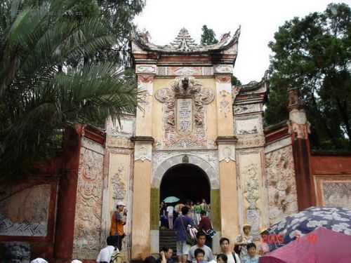 長江三峽白帝城風情圖片