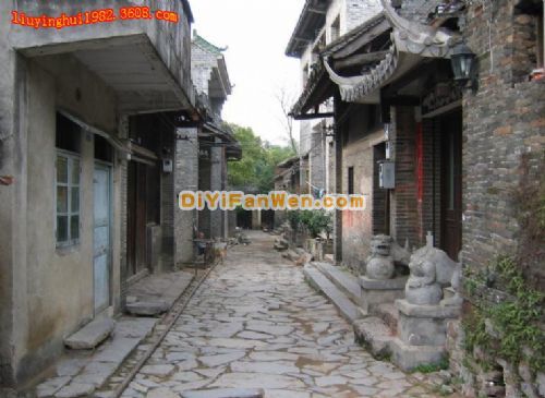 廣西揚美古鎮圖片