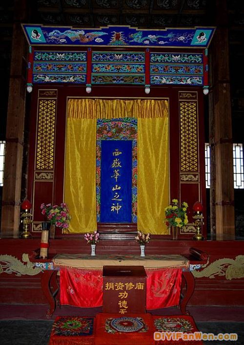 陝西風情西嶽廟圖片