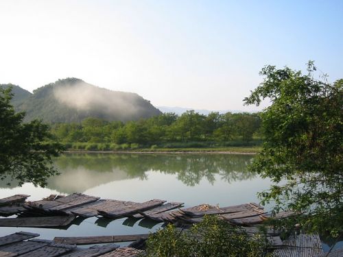 仙居永安溪漂流圖片