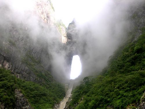 天門山風景圖片