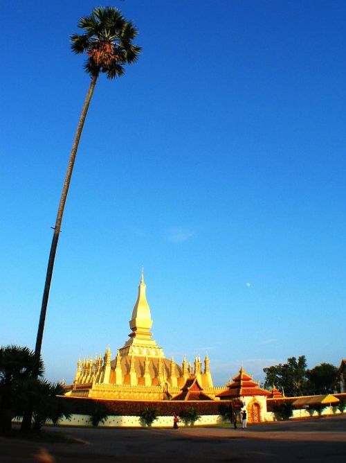 寮國的迷人風光圖片