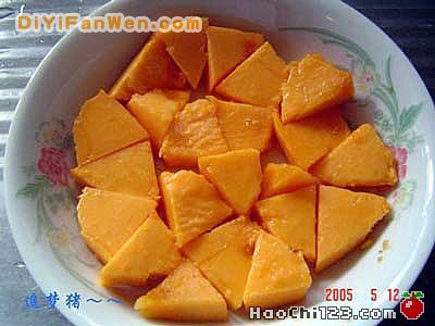 木瓜牛奶蒸雞蛋[多圖]