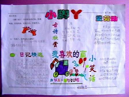 五一勞動節手抄報