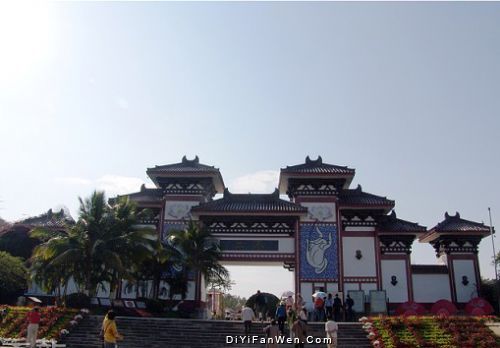 三亞南山寺圖片
