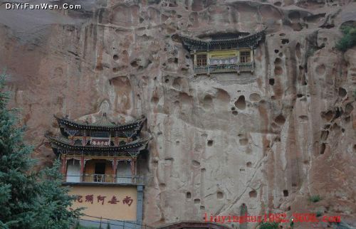 甘肅馬蹄寺圖片