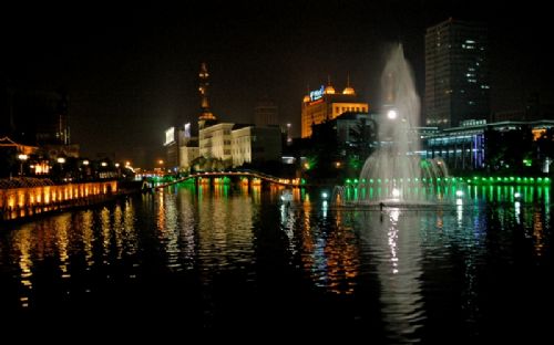 南通濠河夜景圖片