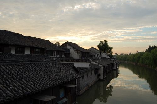 水鄉烏鎮圖片