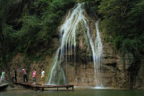 河南的雲台山風景賽江南圖片