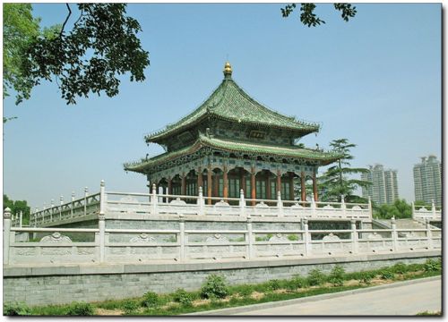 西安興慶宮公園圖片