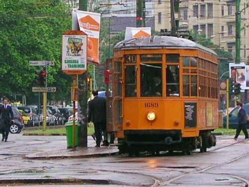 米蘭街頭景致圖片