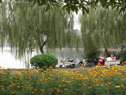 越南河內的西湖圖片