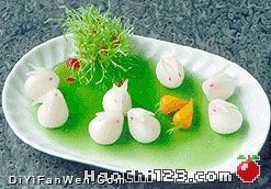 綠茵白兔餃