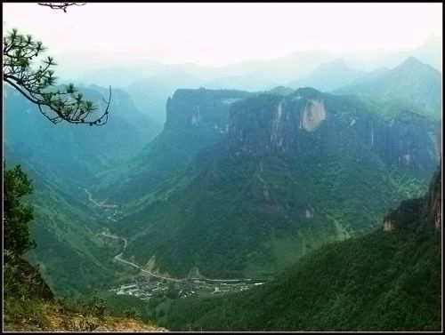 麗江黎明丹霞圖片